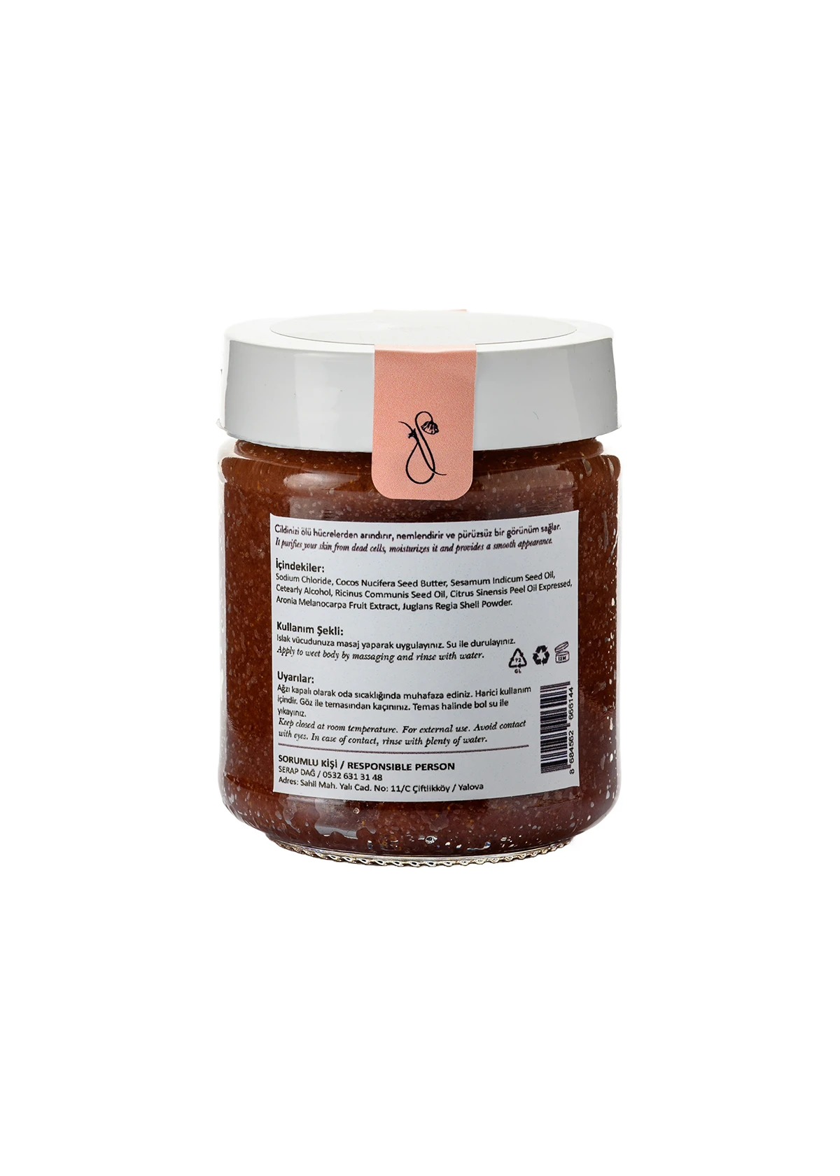 Aronia &amp; Orange Hand – Body Scrub %100 Pure 212 ml - 2
