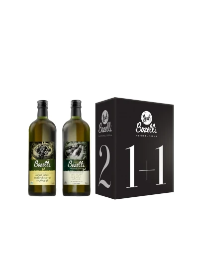Erken Hasat Soğuk Sıkım Natürel Sızma Zeytinyağı 1 lt ve Soğuk Sıkım Natürel Sızma Zeytinyağı 1 lt