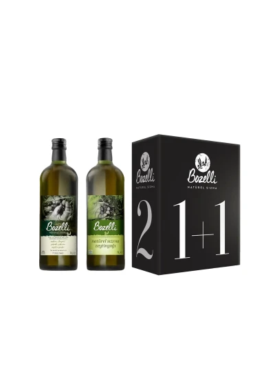 Erken Hasat Soğuk Sıkım Natürel Sızma Zeytinyağı ve Natürel Sızma Zeytinyağı 2 x 1 lt