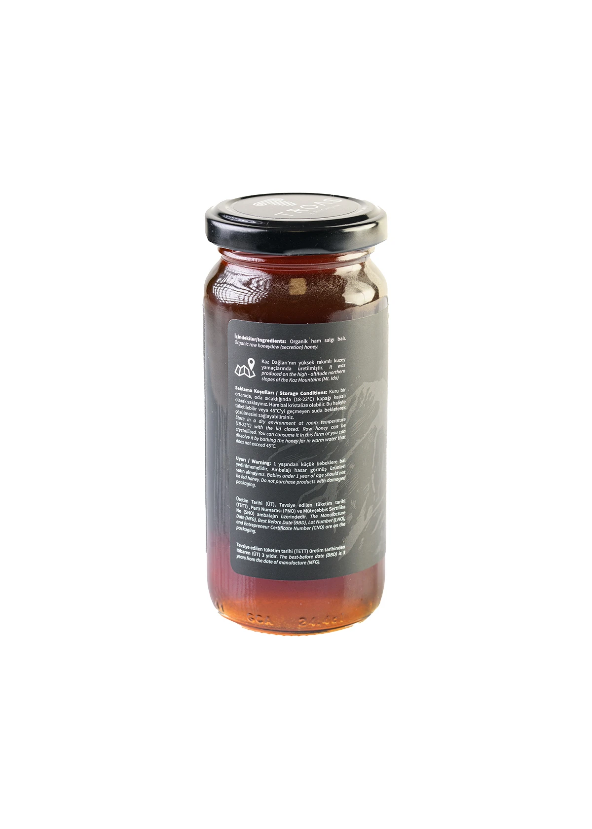 Dark Series Organik Ham Bal 340 gr - 3