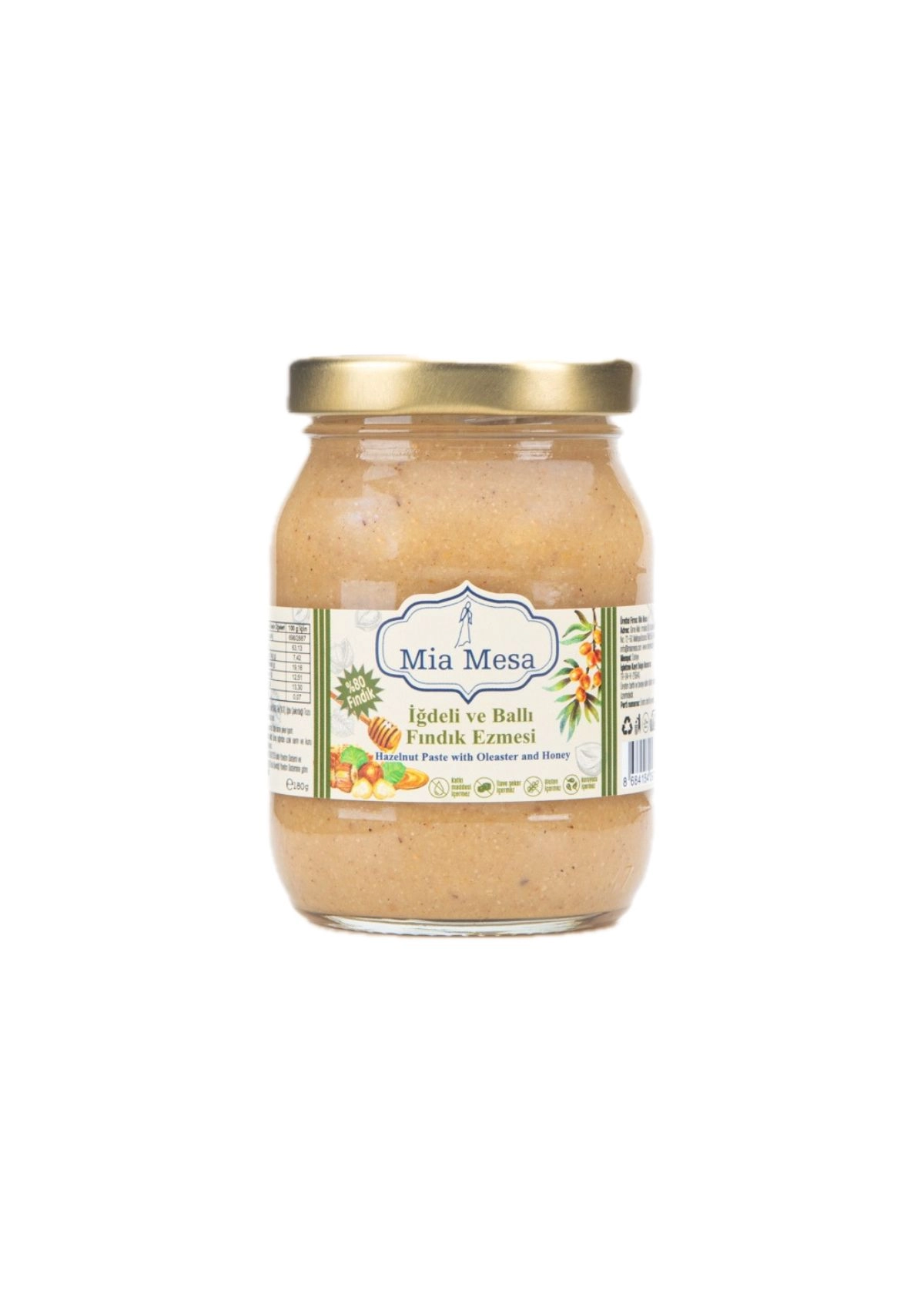 İğdeli ve Ballı Fındık Ezmesi 180 g