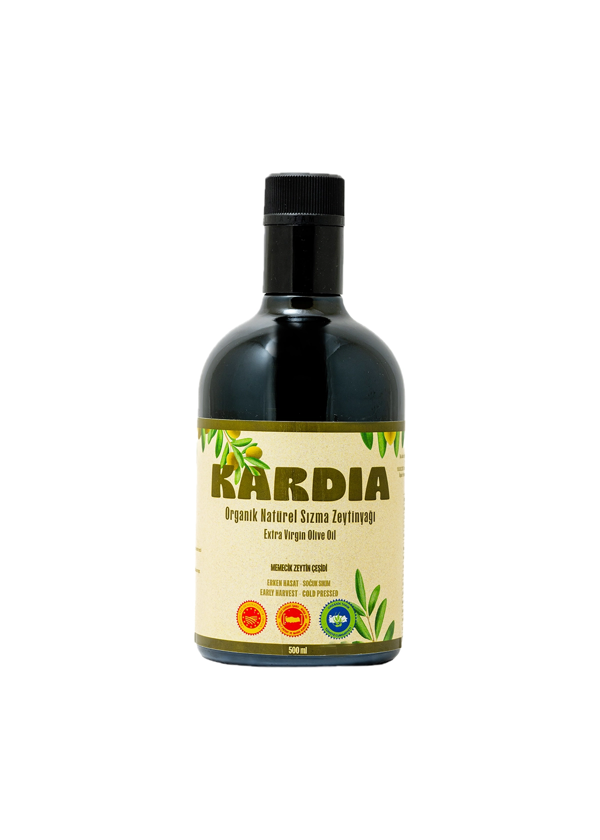 Kardia Organik Natürel Sızma Zeytinyağı 500 ml
