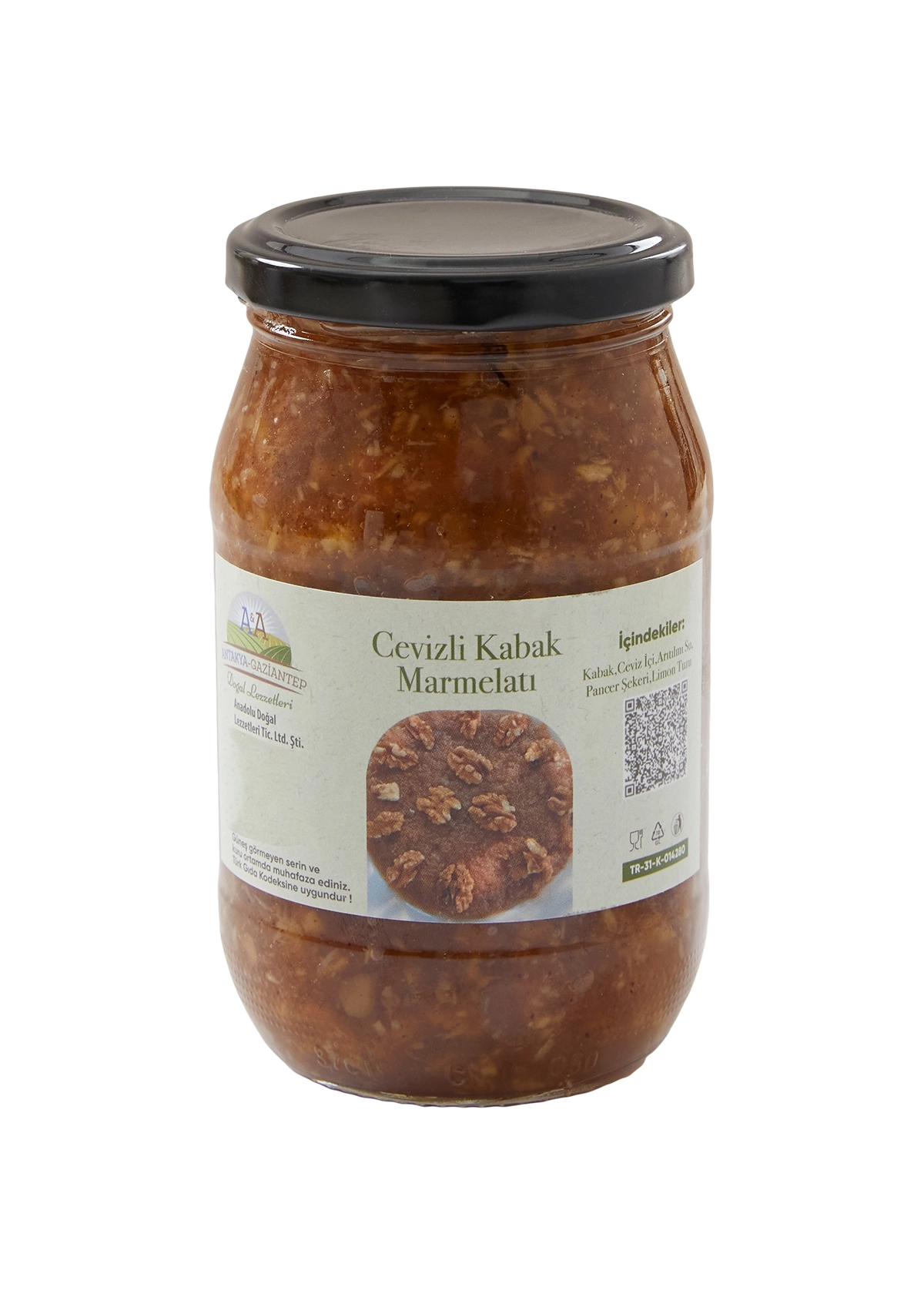 Cevizli Kabak Marmelatı 450 gr