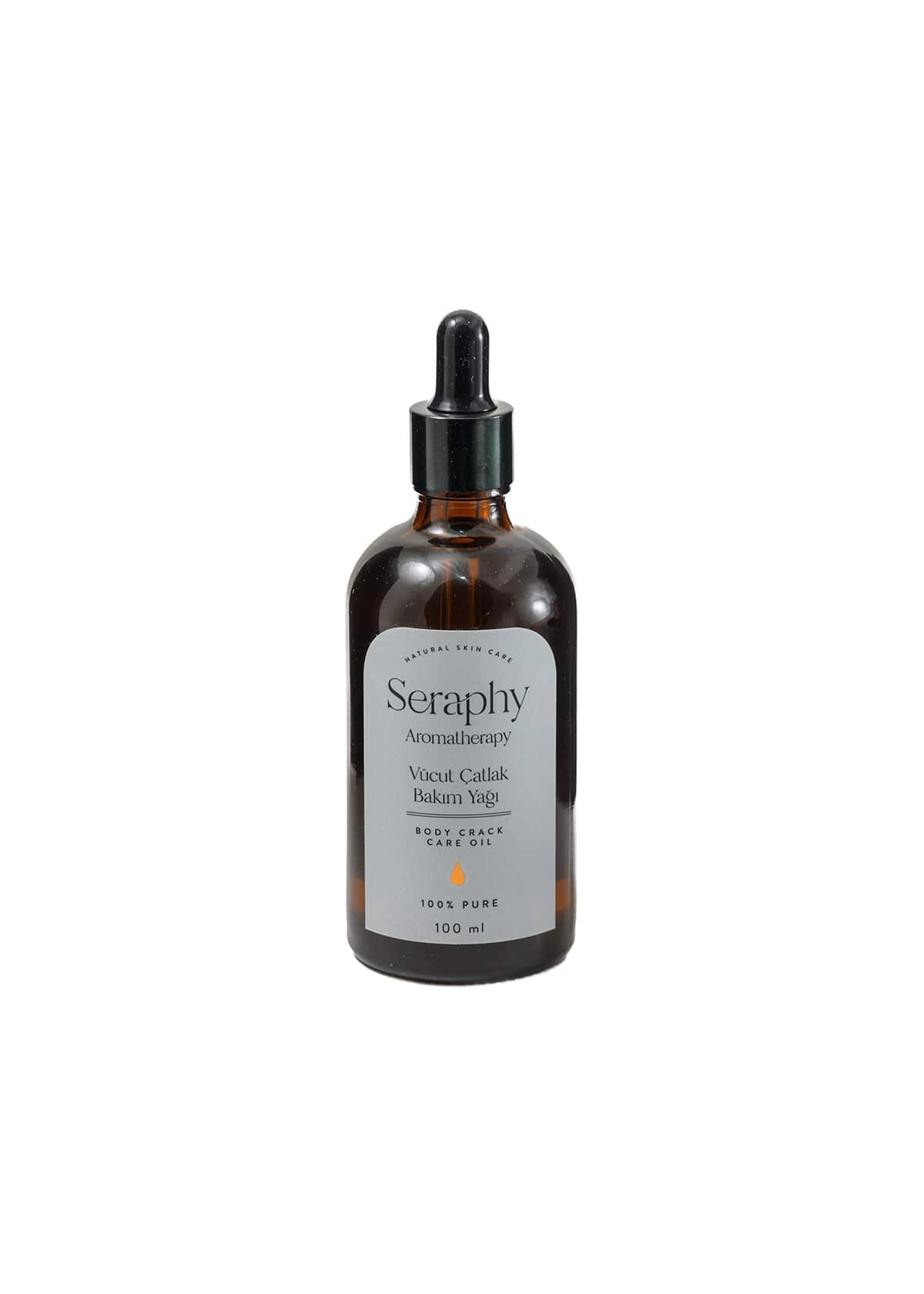 Seraphy Selülit ve Çatlak Karşıtı %100 Doğal Vücut Bakım Yağı 100 ml - 1