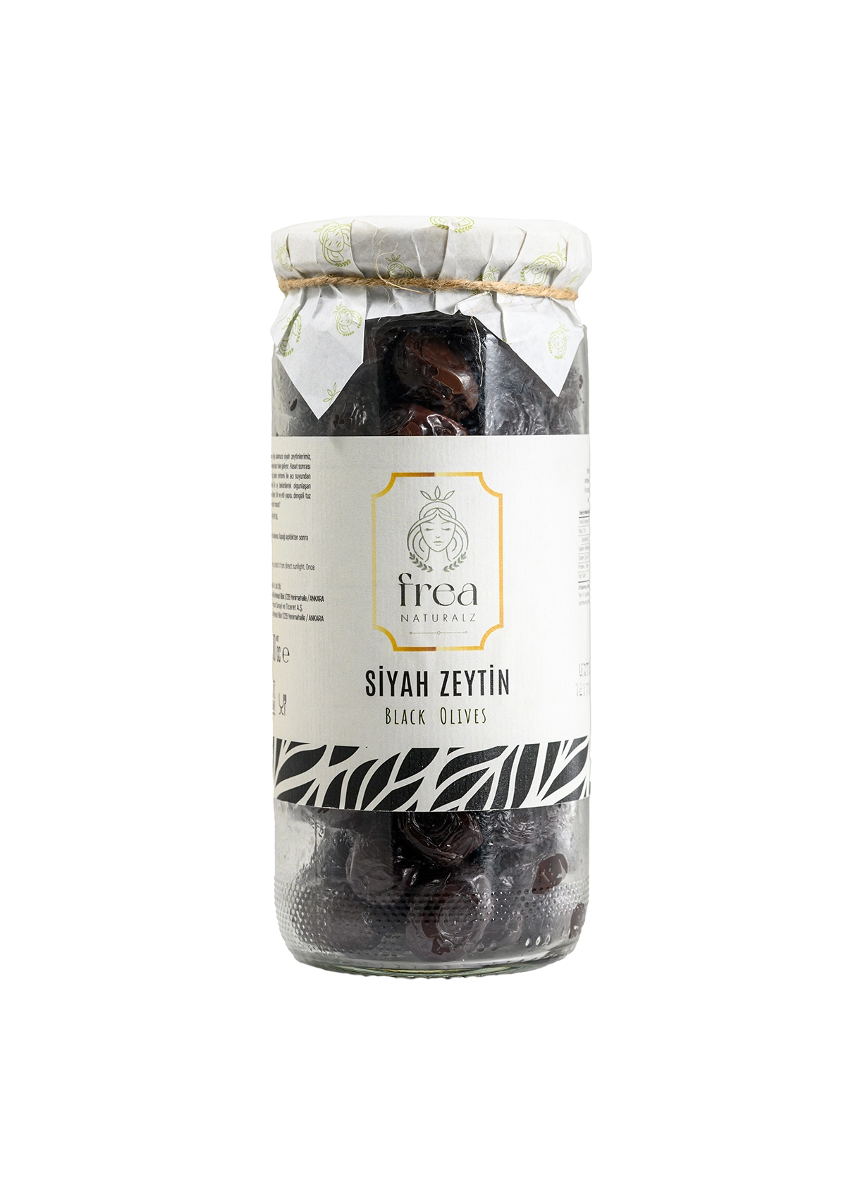 Salamura Siyah Zeytin – 500 cc | Doğal Taş Baskı ve Fermantasyonlu Hatay Zeytini