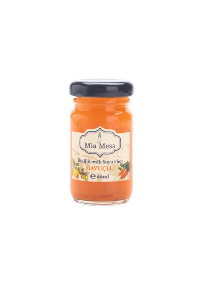 İlikli Kemik Suyuna Havuçlu Shot Seti – 12 x 60 ml