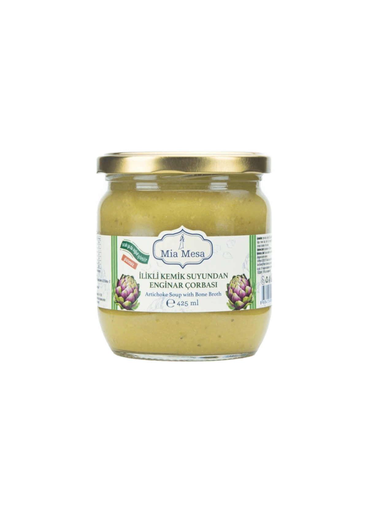 İlikli Kemik Suyundan Enginar Çorbası – 425 ml - 1