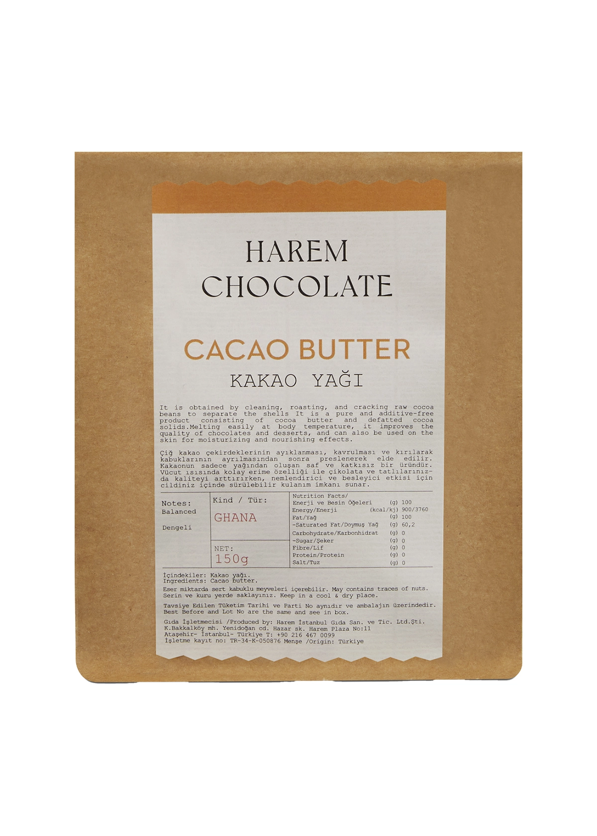 Kakao Yağı 150 gr