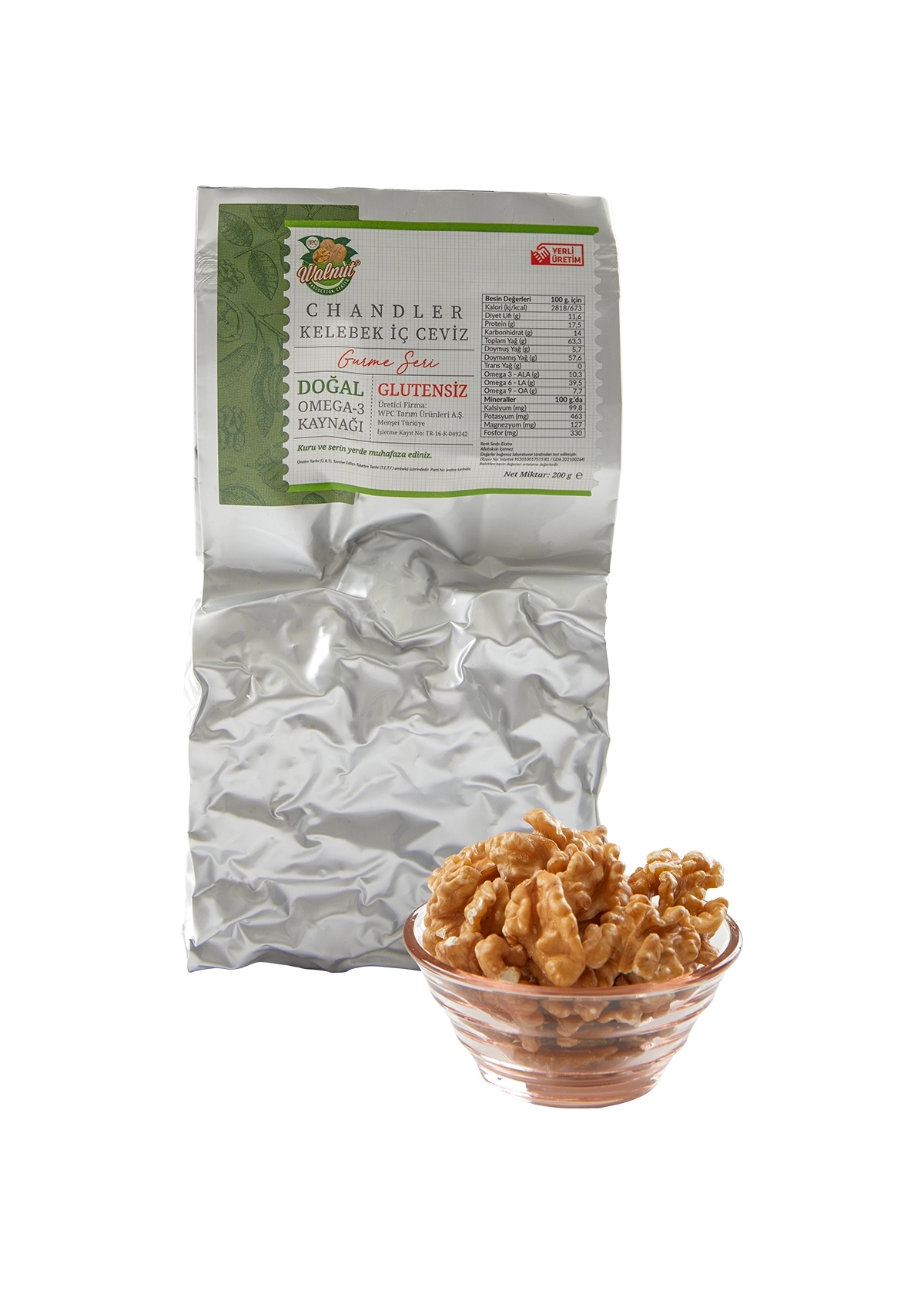 Chandler Tam Kelebek İç Ceviz 200 gr