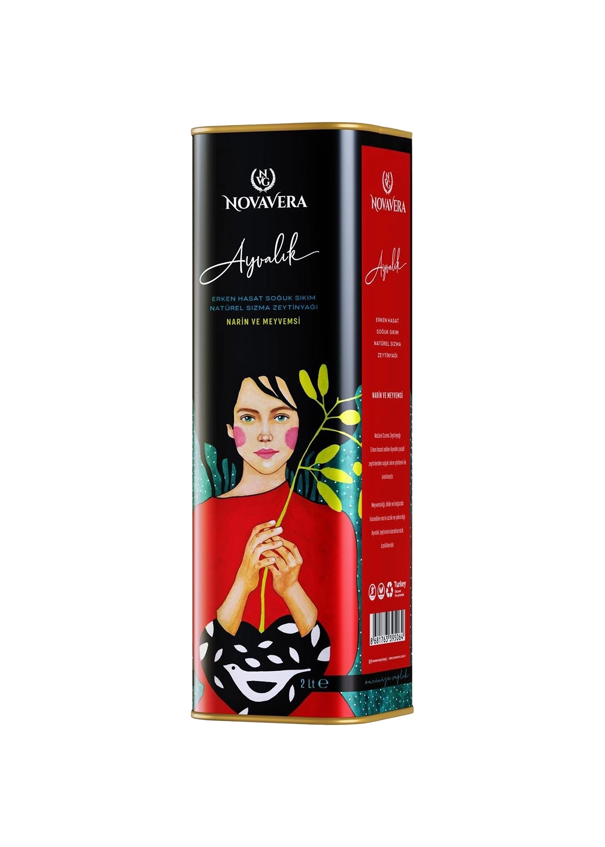 Ayvalık Erken Hasat Natürel Sızma Zeytinyağı 2 lt
